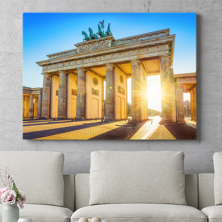 Personalisiertes Wandbild Brandenburger Tor