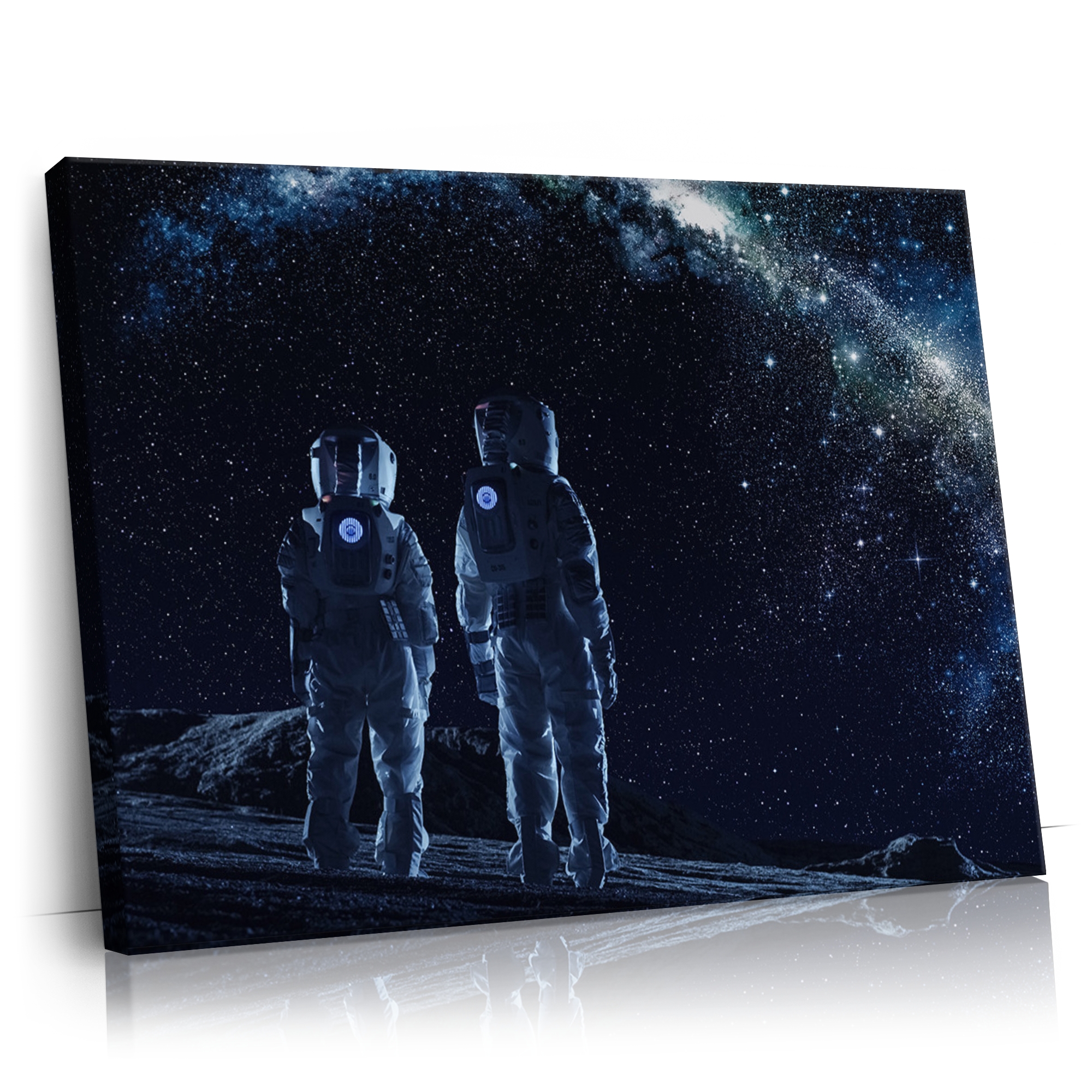 Personalisierbares Geschenk Zwei Astronauten