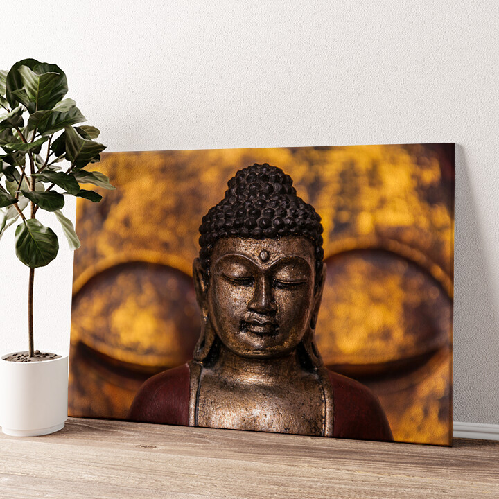 Leinwandbild personalisiert Buddha