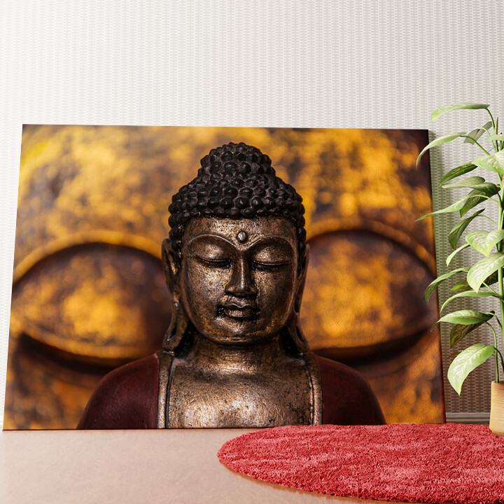 Buddha Wandbild personalisiert