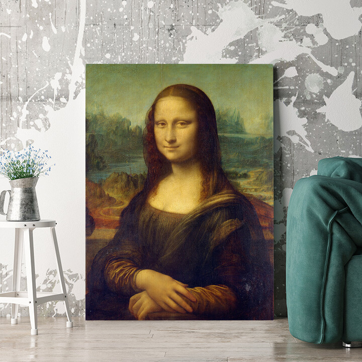 Personalisiertes Wandbild Mona Lisa