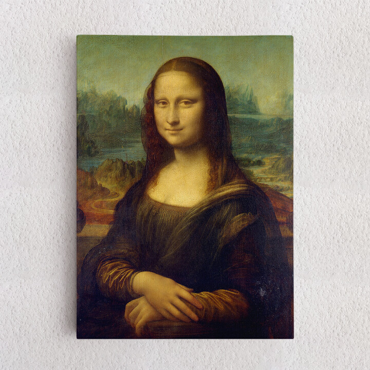 Personalisiertes Leinwandbild Mona Lisa