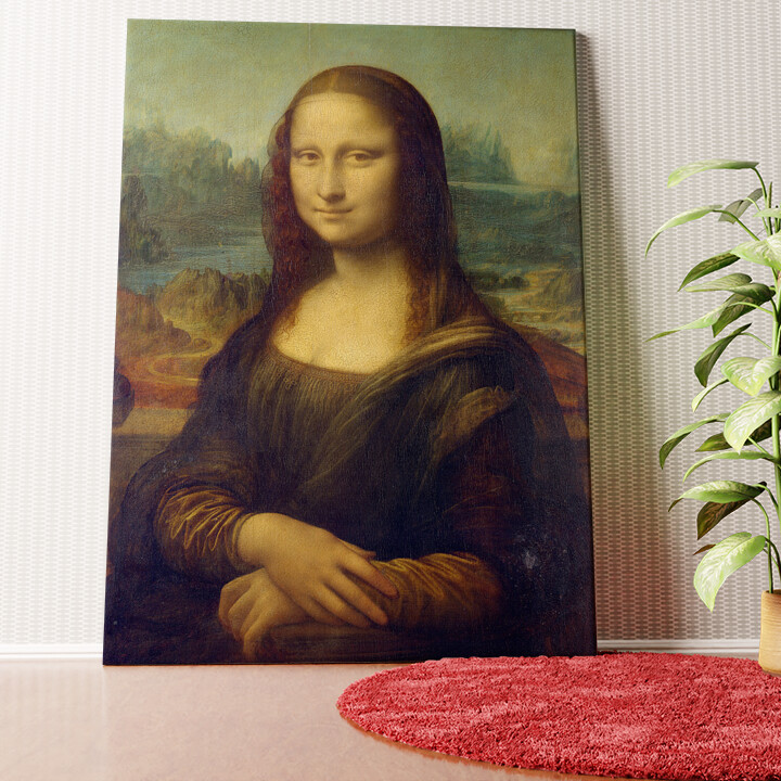 Mona Lisa Wandbild personalisiert