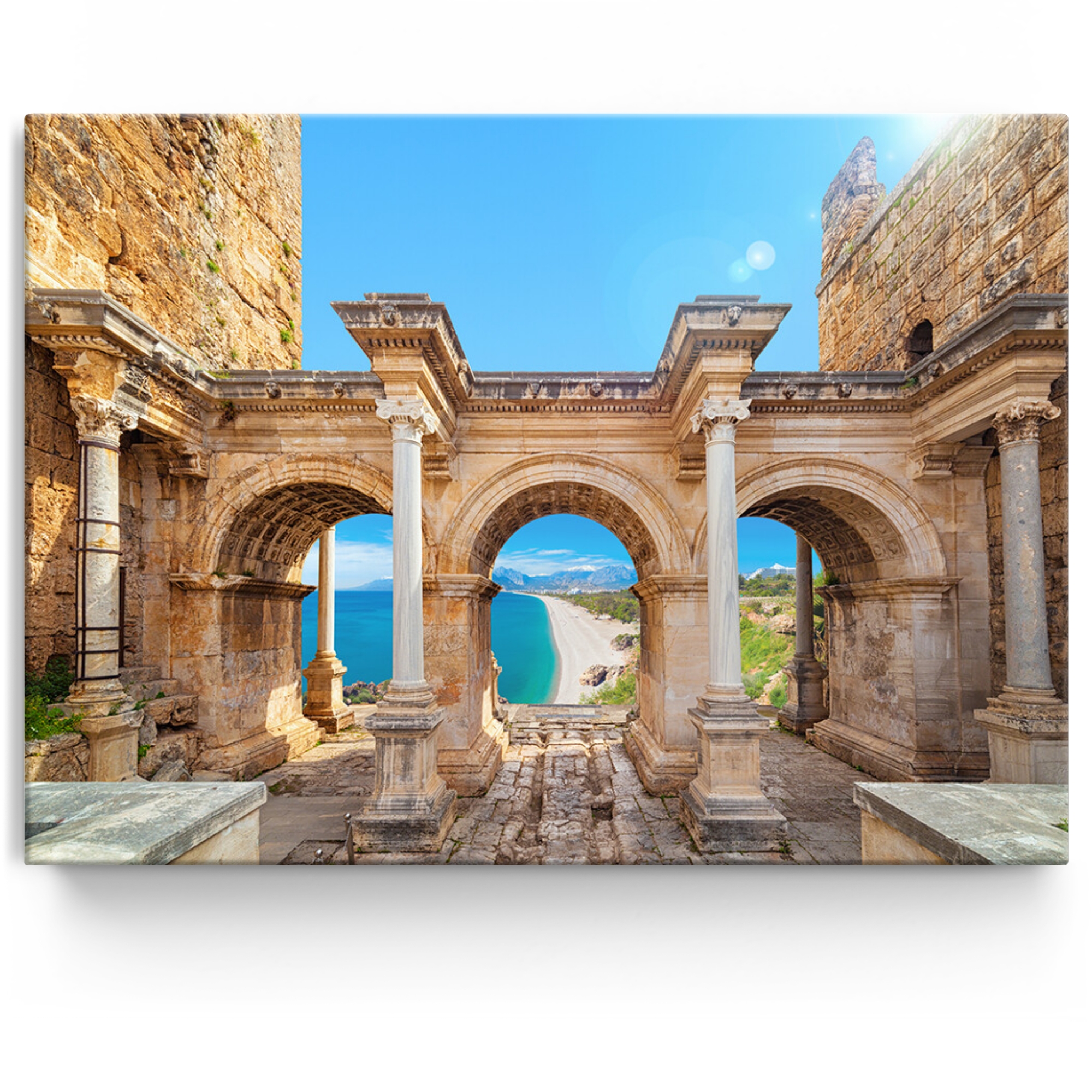 Personalisiertes Leinwandbild Hadrian Tor Antalya