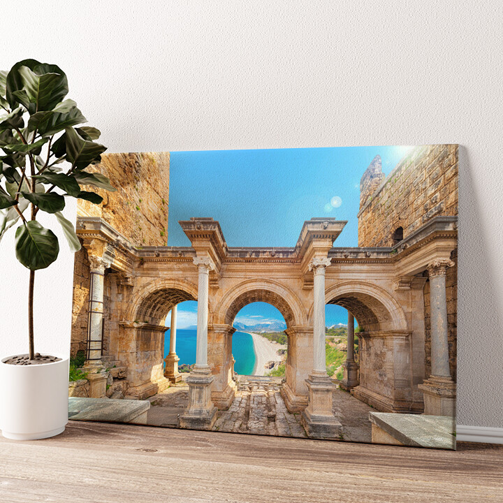 Leinwandbild personalisiert Hadrian Tor Antalya