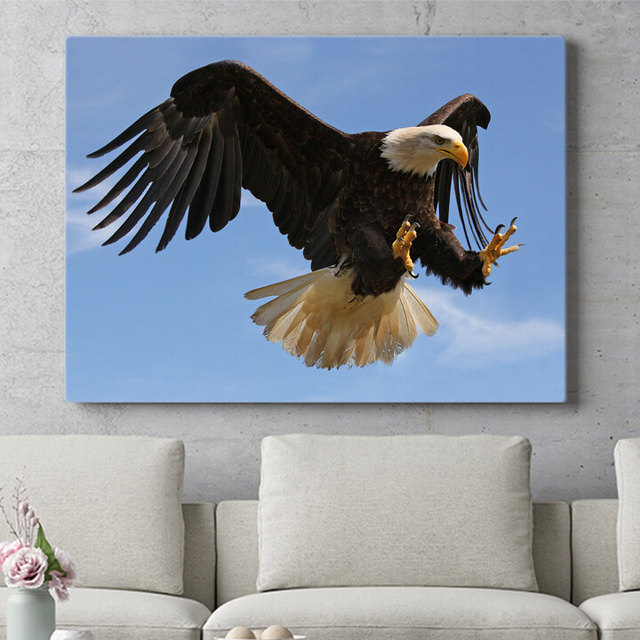 Personalisiertes Wandbild Adler