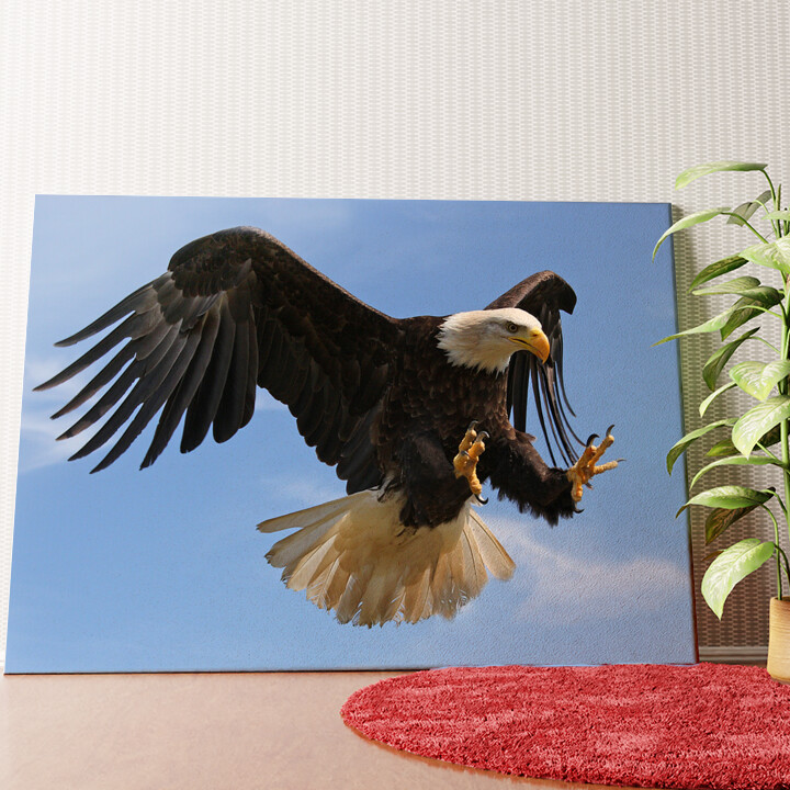 Adler Wandbild personalisiert