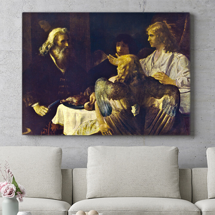 Personalisiertes Wandbild Abraham und die drei Engel