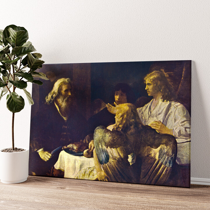 Leinwandbild personalisiert Abraham und die drei Engel