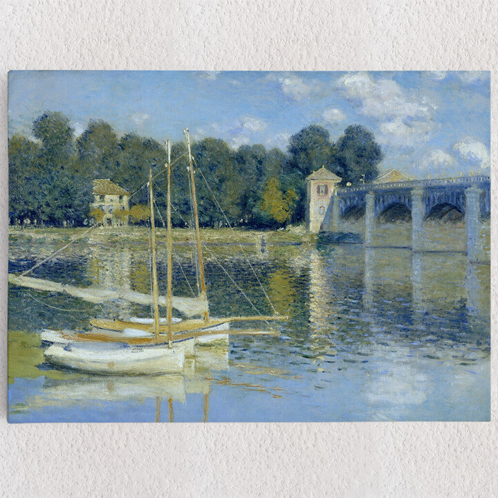 Personalisiertes Leinwandbild Brücke von Argenteuil