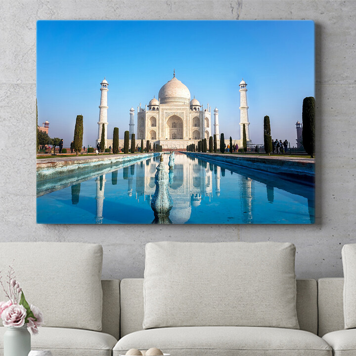 Personalisiertes Wandbild Taj Mahal Indien