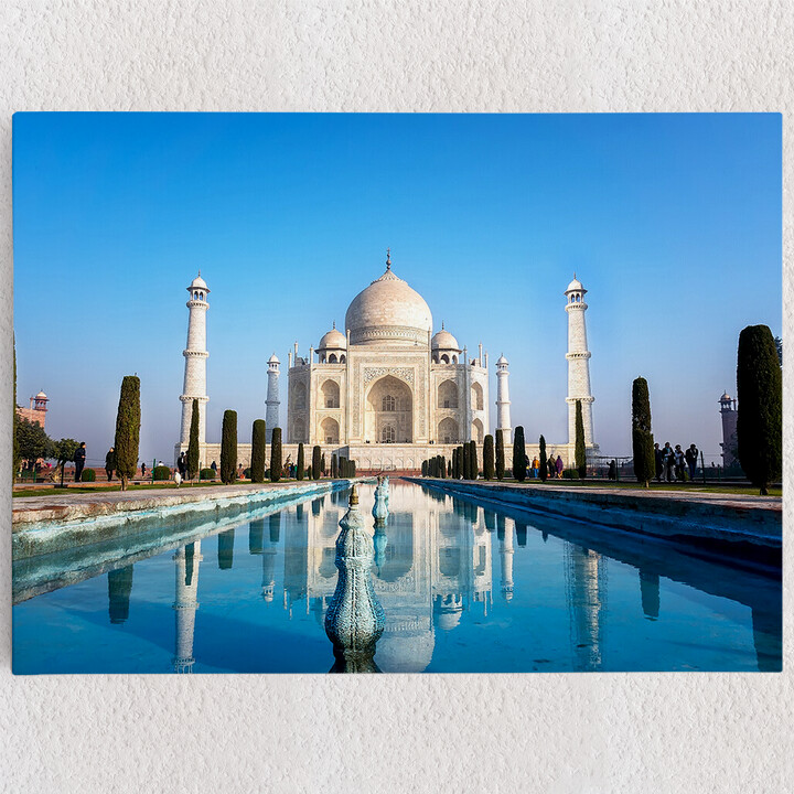 Personalisiertes Leinwandbild Taj Mahal Indien