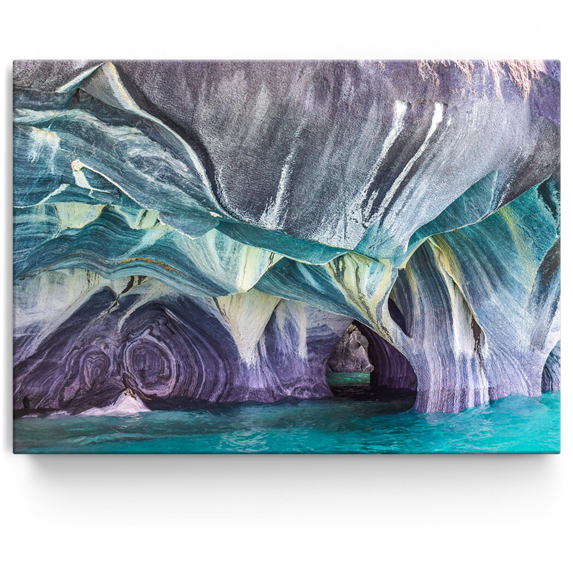 Personalisiertes Leinwandbild Marmorhöhlen in Chilis - Patagonien