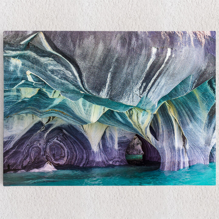 Personalisiertes Leinwandbild Marmorhöhlen in Chilis - Patagonien