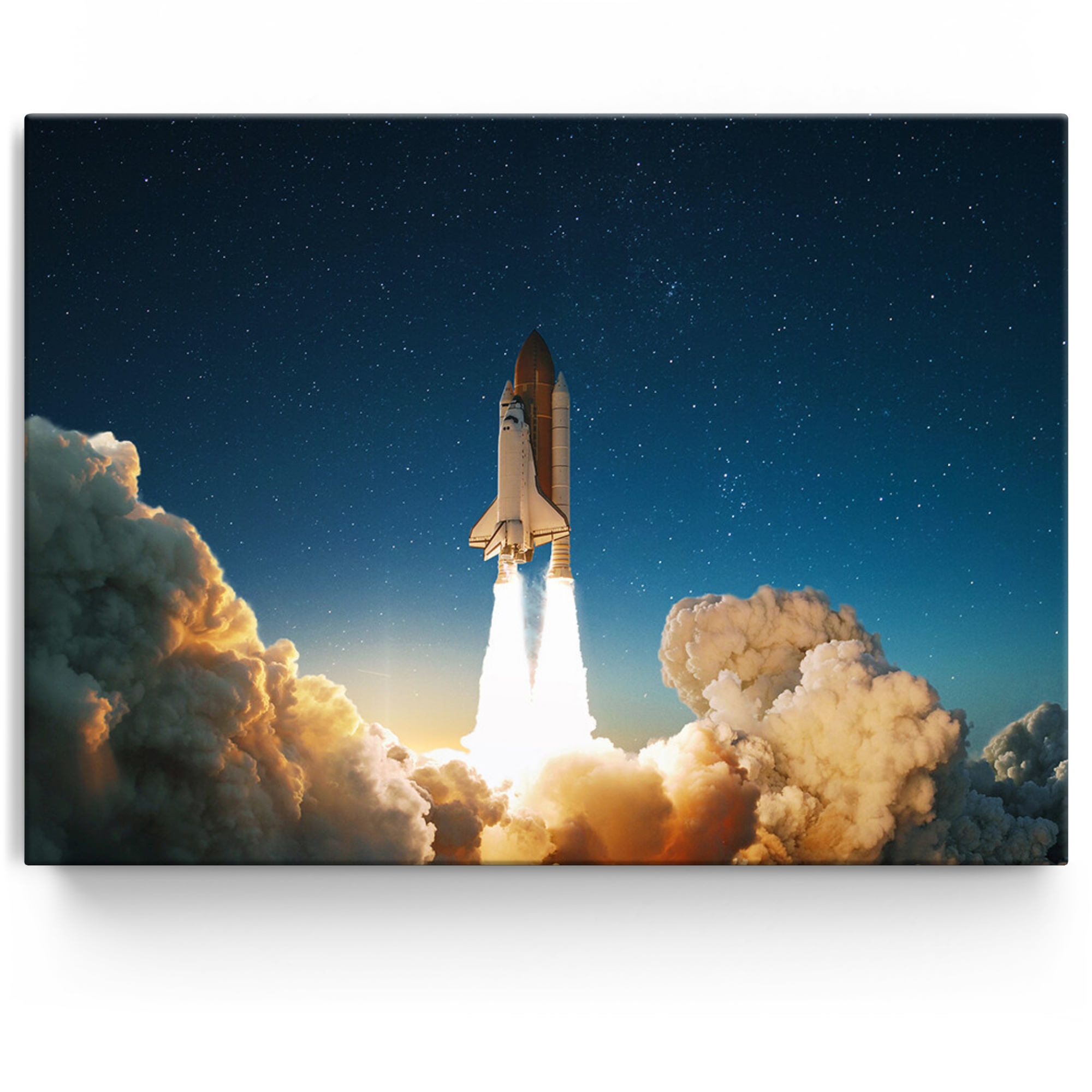 Personalisiertes Leinwandbild Space Shuttle Start