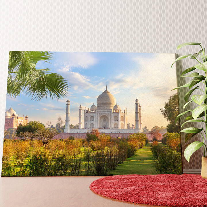 Taj Mahal Indien 2 Wandbild personalisiert