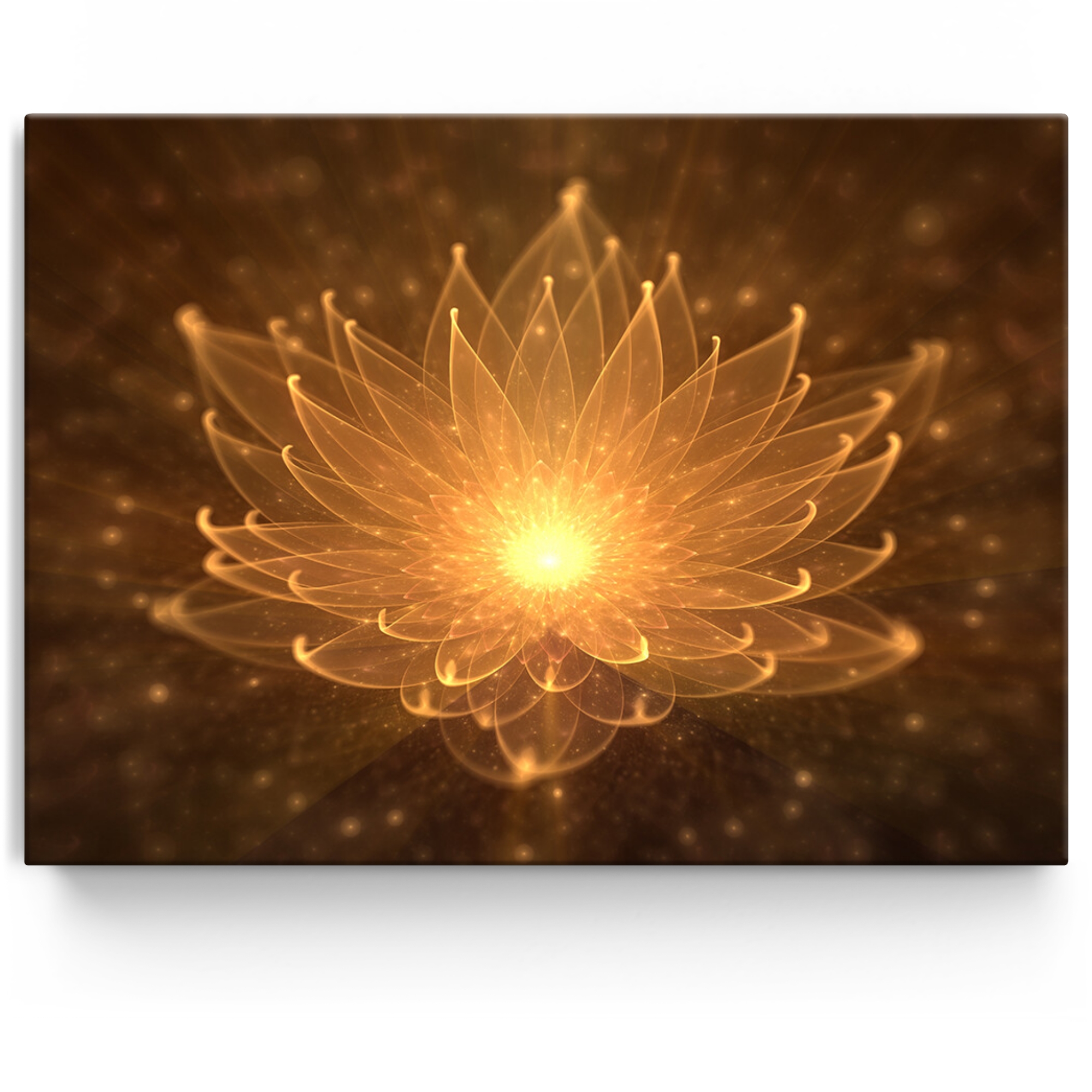 Personalisiertes Leinwandbild Lotusblüte