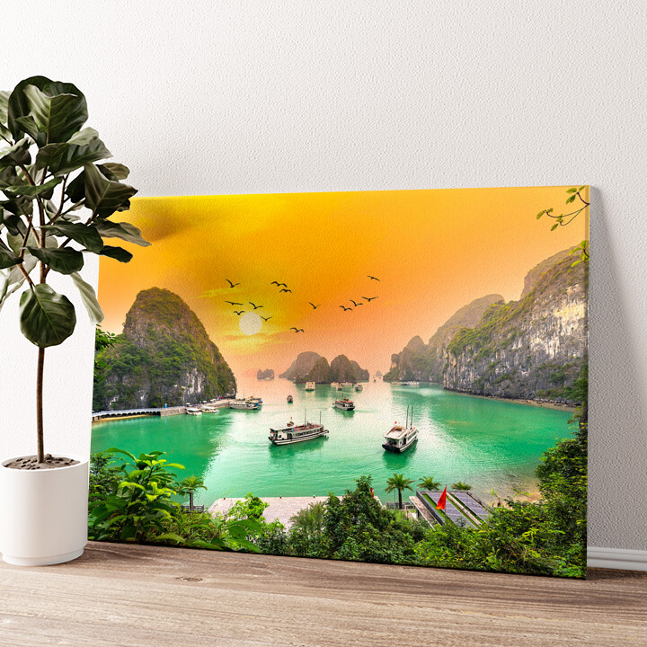 Leinwandbild personalisiert Halong Bay Vietnam