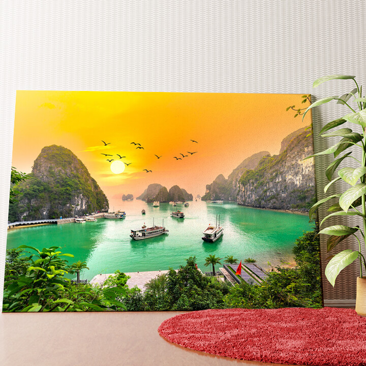 Halong Bay Vietnam Wandbild personalisiert