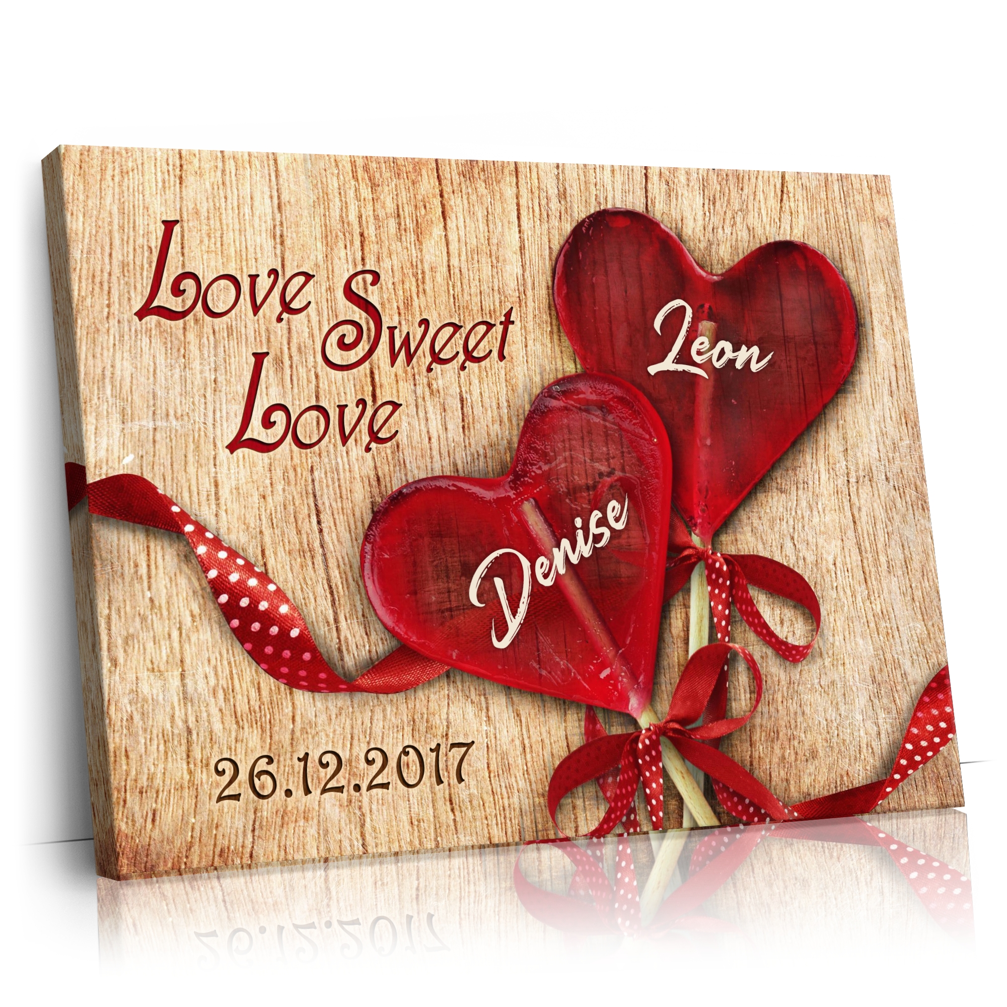 Personalisierbares Geschenk Love Sweet Love