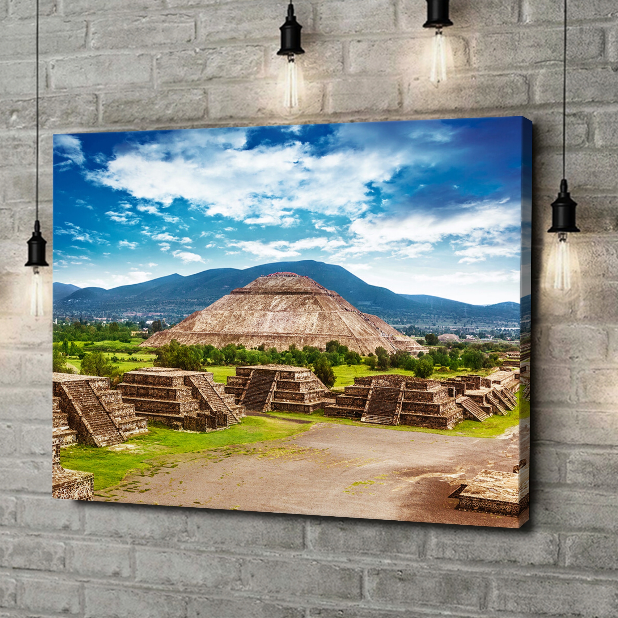 Liebesleinwand als Geschenk Teotihuacán Pyramiden in Mexiko