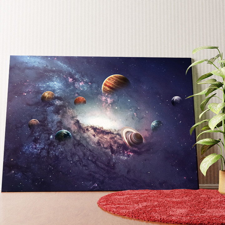 Planetensystem 2 Wandbild personalisiert