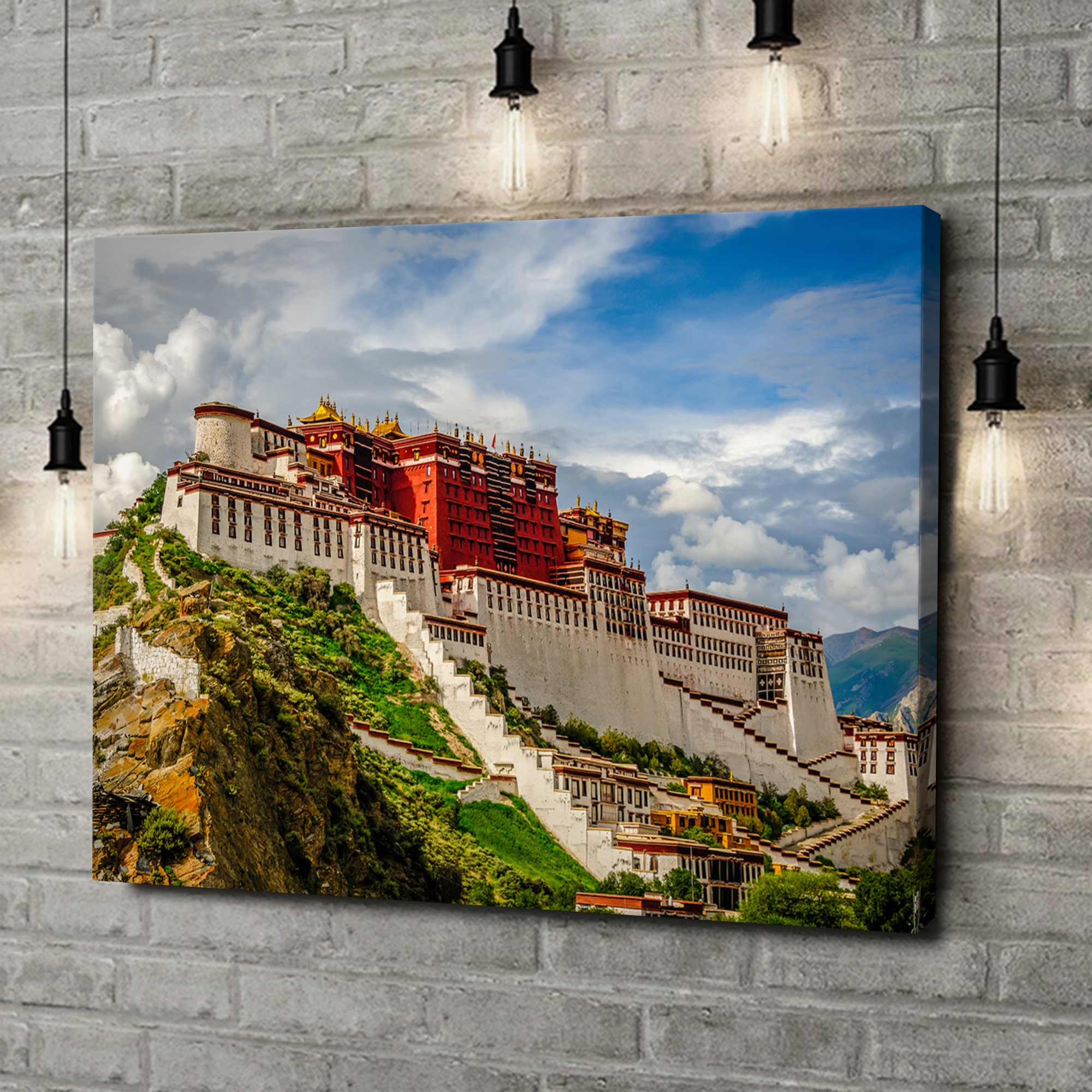 Liebesleinwand als Geschenk Portala Palast in Tibet