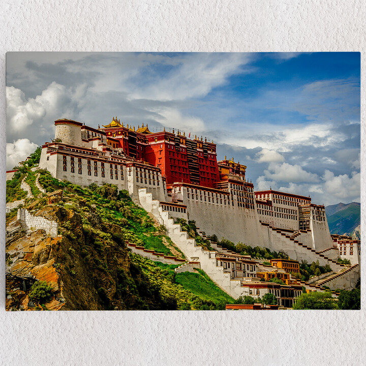 Personalisiertes Leinwandbild Portala Palast in Tibet