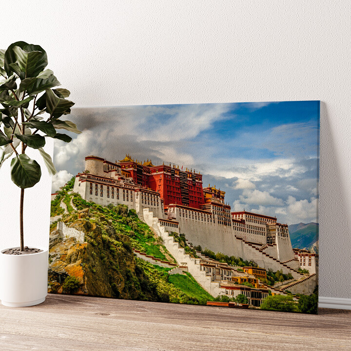 Leinwandbild personalisiert Portala Palast in Tibet