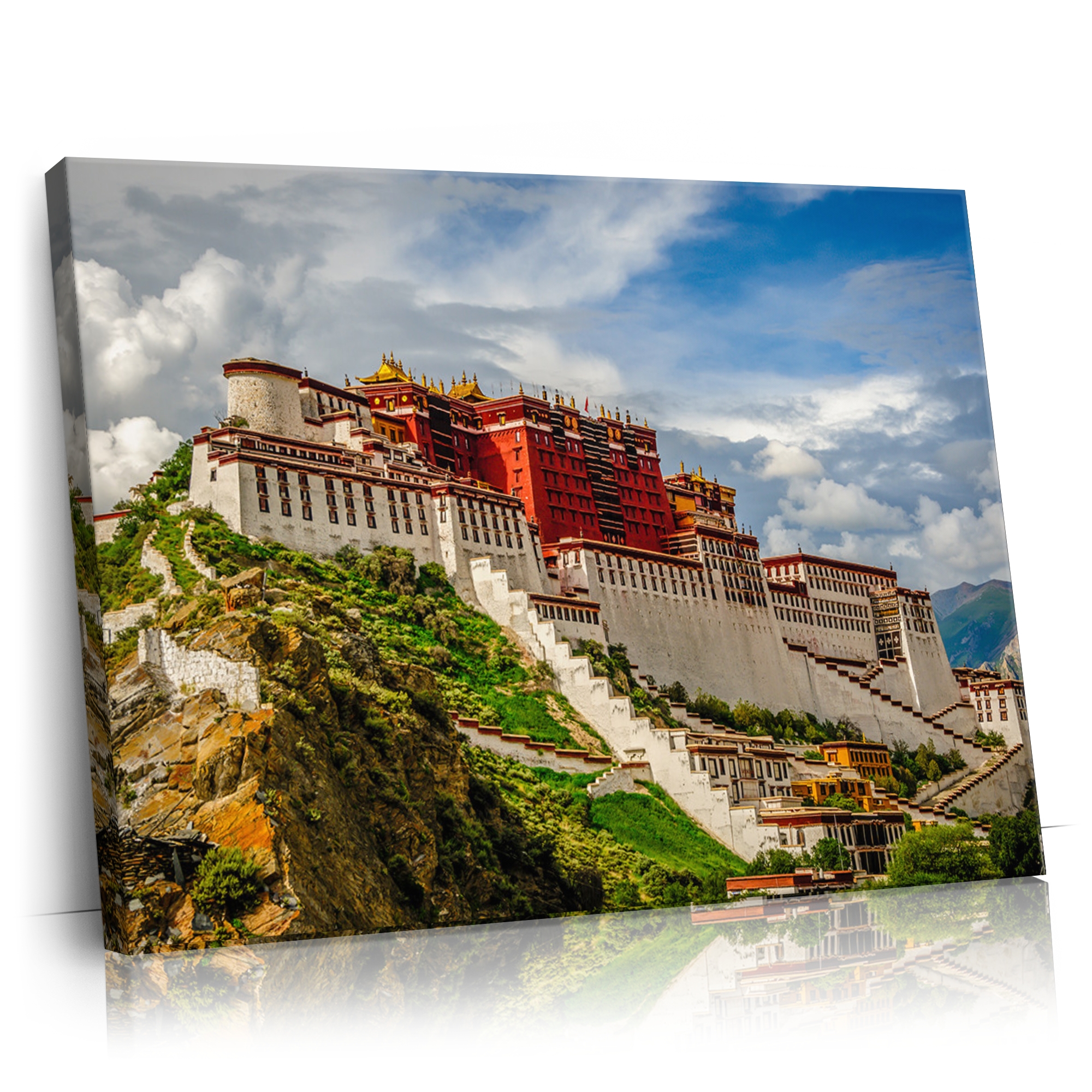 Personalisierbares Geschenk Portala Palast in Tibet