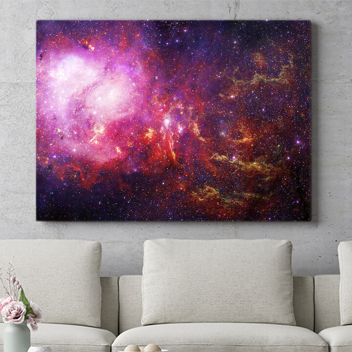Personalisiertes Wandbild Galaxy