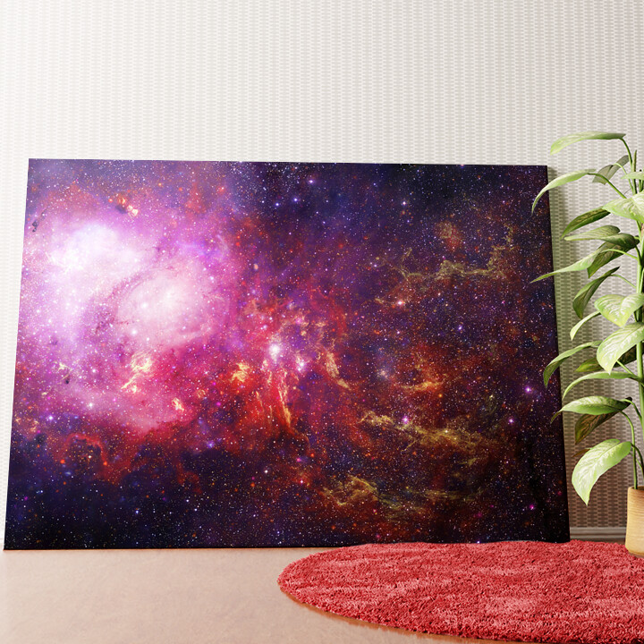 Galaxy Wandbild personalisiert