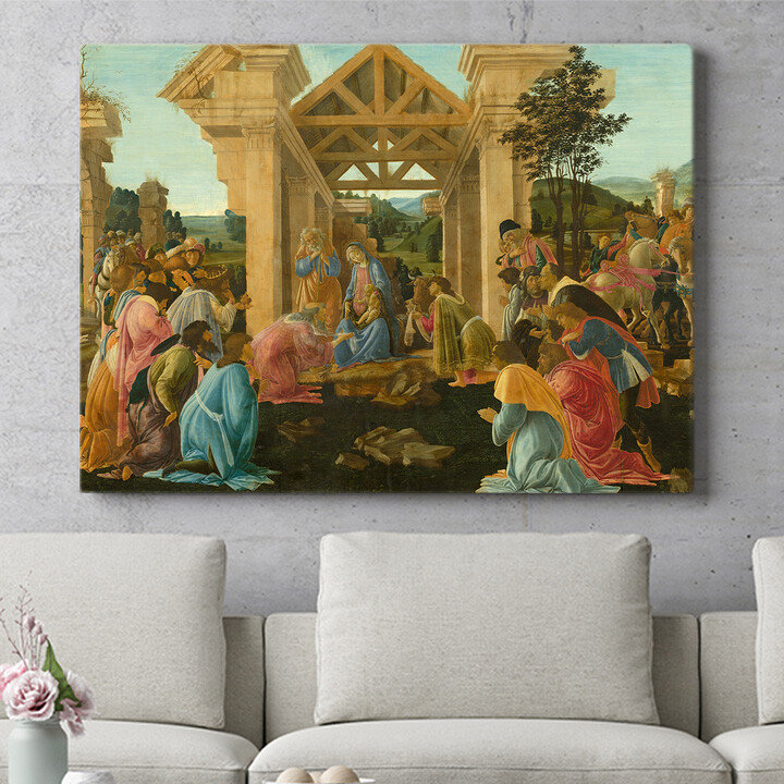 Personalisiertes Wandbild Anbetung der Heiligen drei Könige