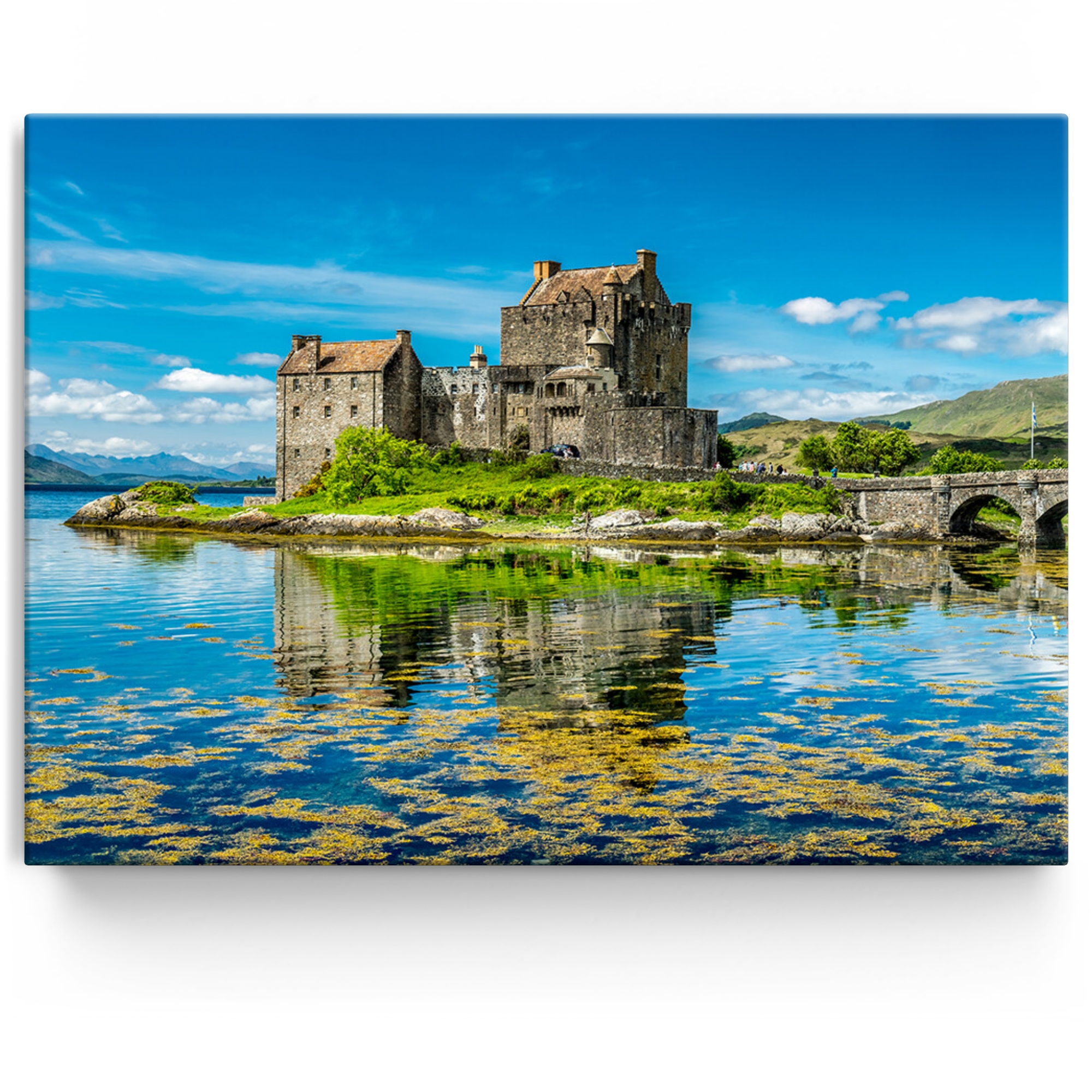 Personalisiertes Leinwandbild Eilean Donan Castle Schottland