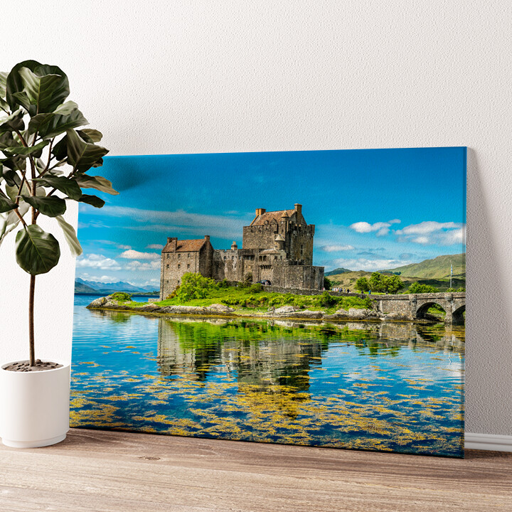 Leinwandbild personalisiert Eilean Donan Castle Schottland