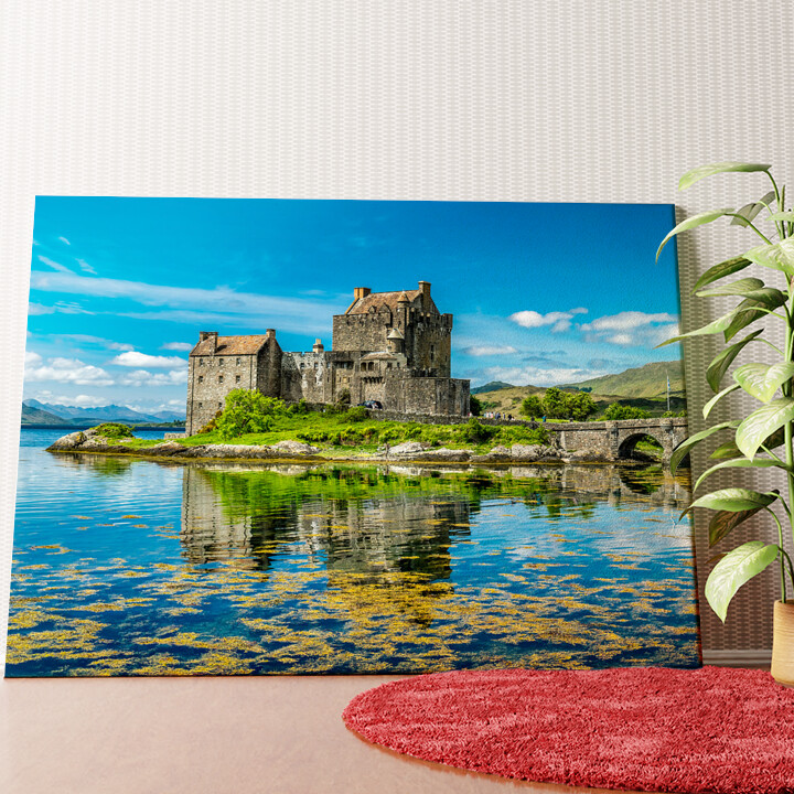 Eilean Donan Castle Schottland Wandbild personalisiert