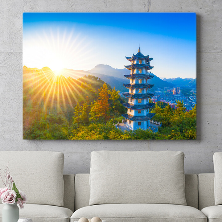 Personalisiertes Wandbild Jiangkou Tongren City Provinz Guizhou China