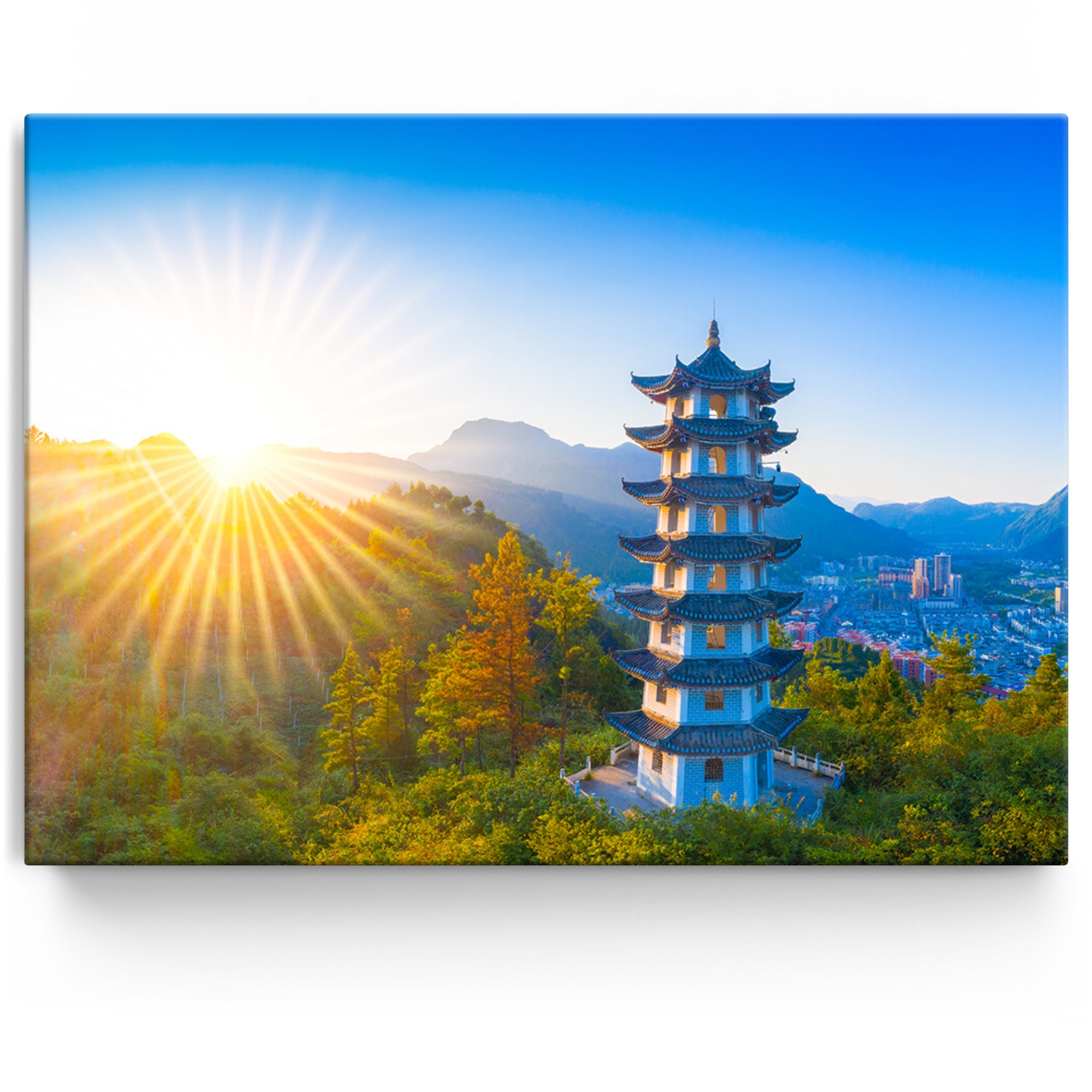 Personalisiertes Leinwandbild Jiangkou Tongren City Provinz Guizhou China