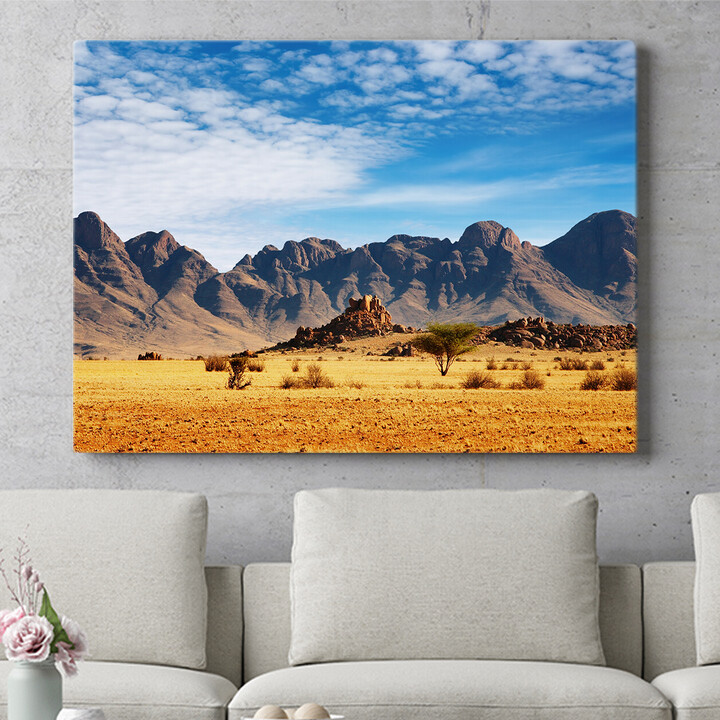 Personalisiertes Wandbild Namibia Wüste in Namibia