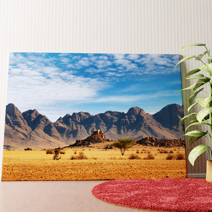 Namibia Wüste in Namibia Wandbild personalisiert