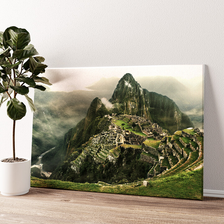 Leinwandbild personalisiert Machu Picchu