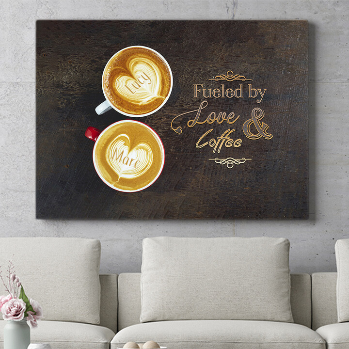 Personalisiertes Wandbild Coffee