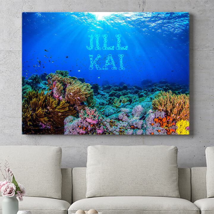 Personalisiertes Wandbild Under the Sea