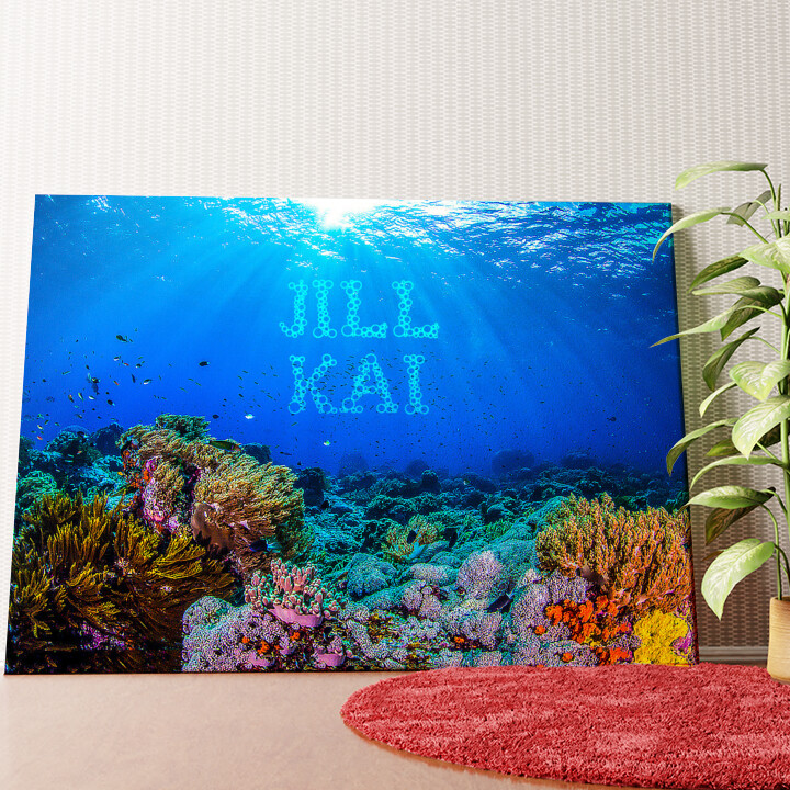 Under the Sea Wandbild personalisiert