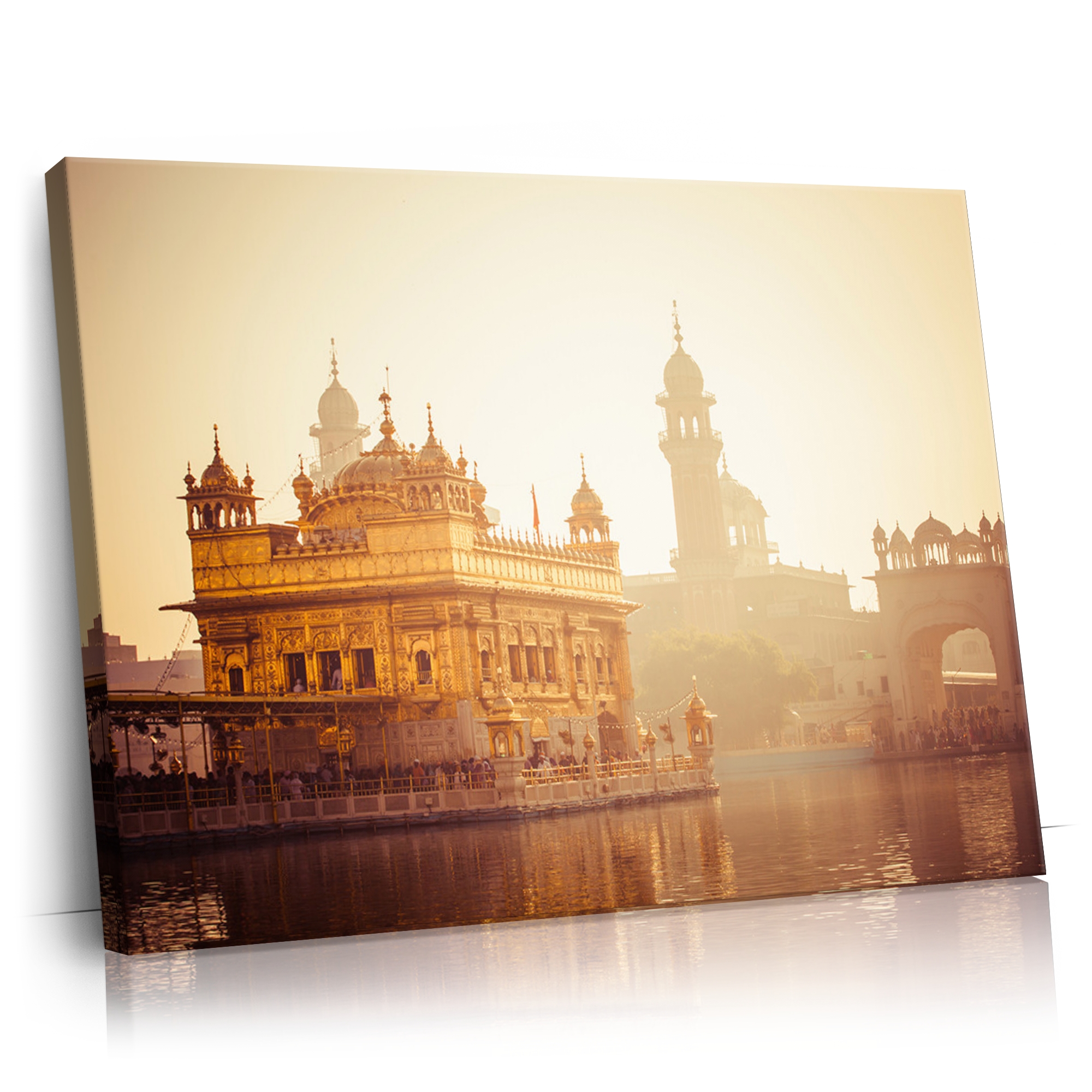 Personalisierbares Geschenk Sikh Gurdwara Goldener Tempel Punjab Indien