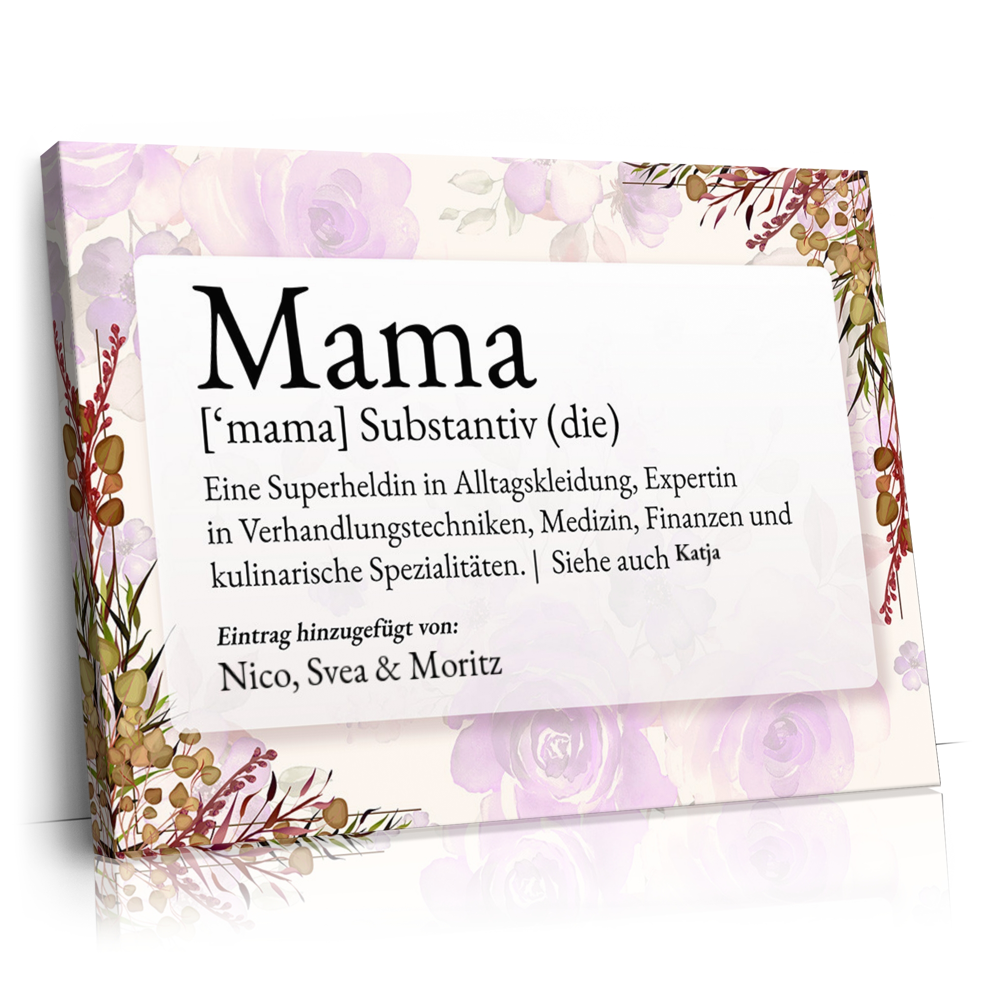 Personalisierbares Geschenk Mama Definition