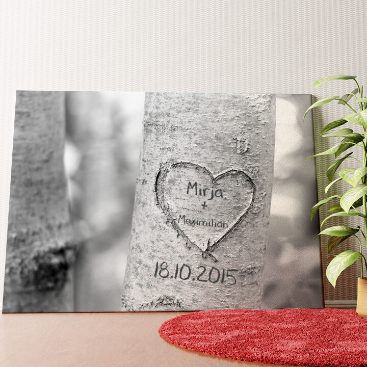 Treeheart Wandbild personalisiert