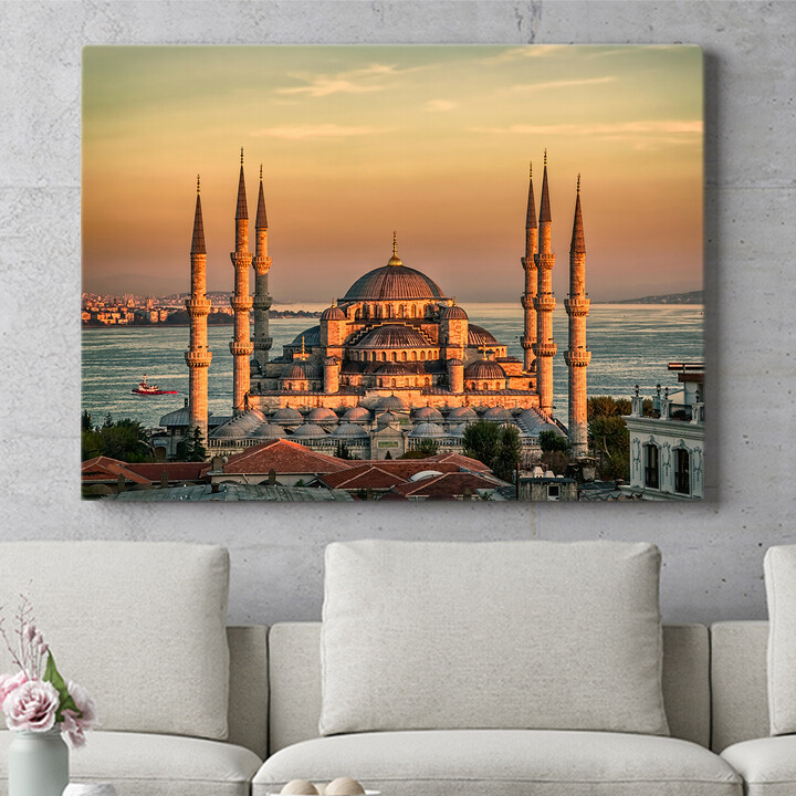 Personalisiertes Wandbild Blaue Moschee Istanbul