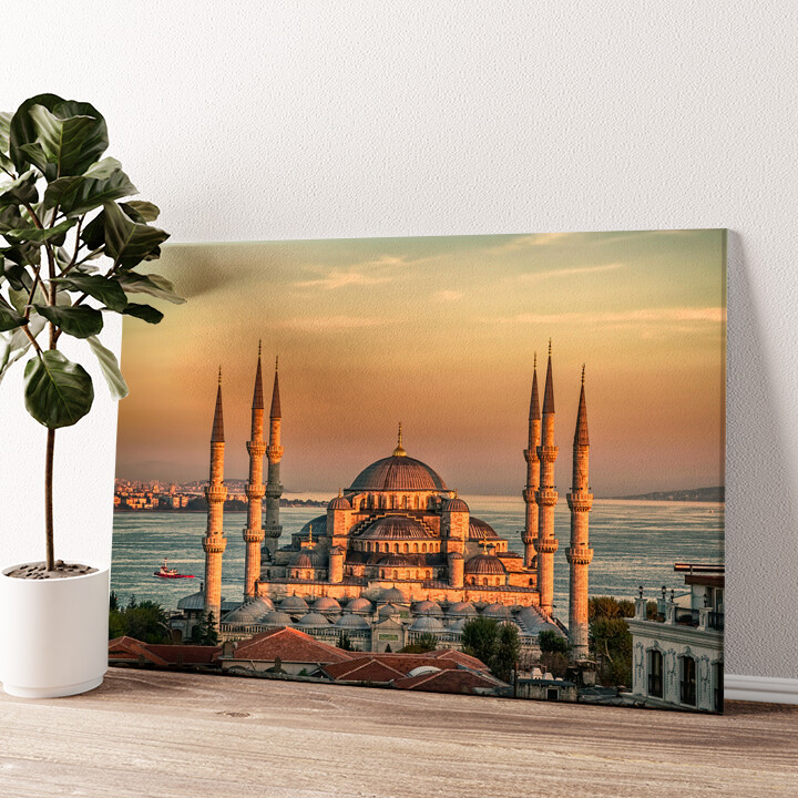 Leinwandbild personalisiert Blaue Moschee Istanbul