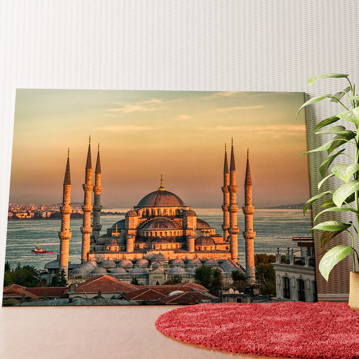 Blaue Moschee Istanbul Wandbild personalisiert